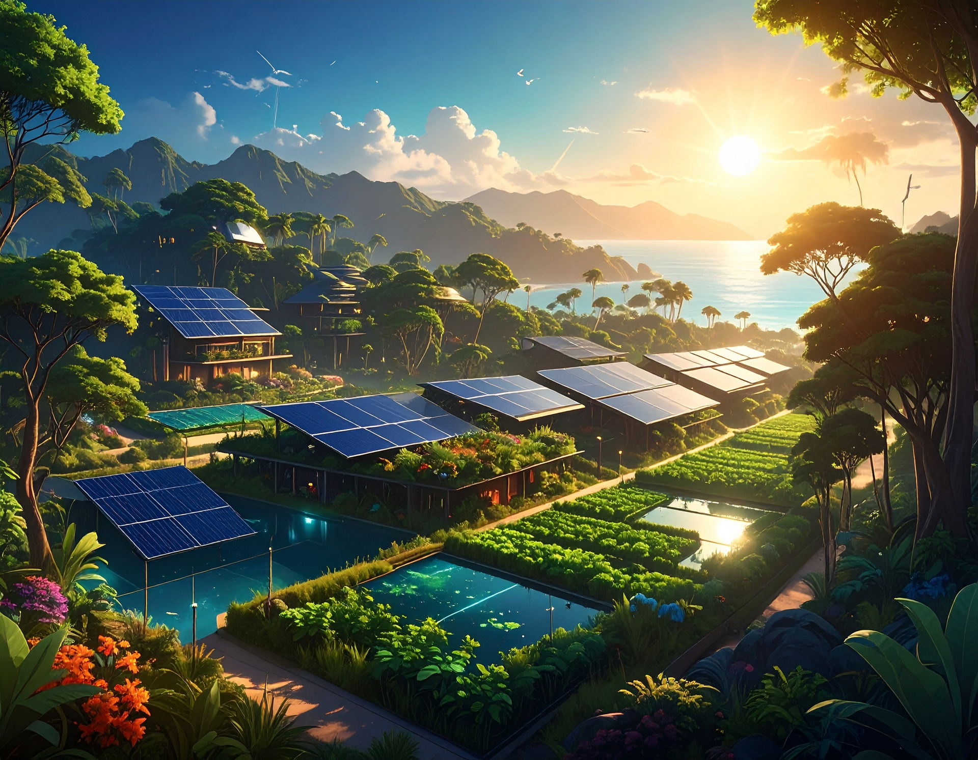 Architectural vision of the resort and institute