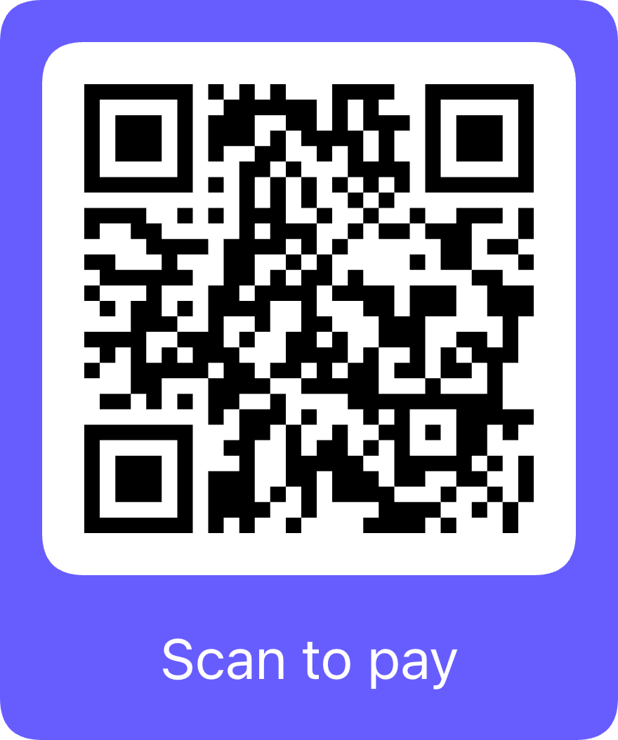 Scan to contribute via Stripe