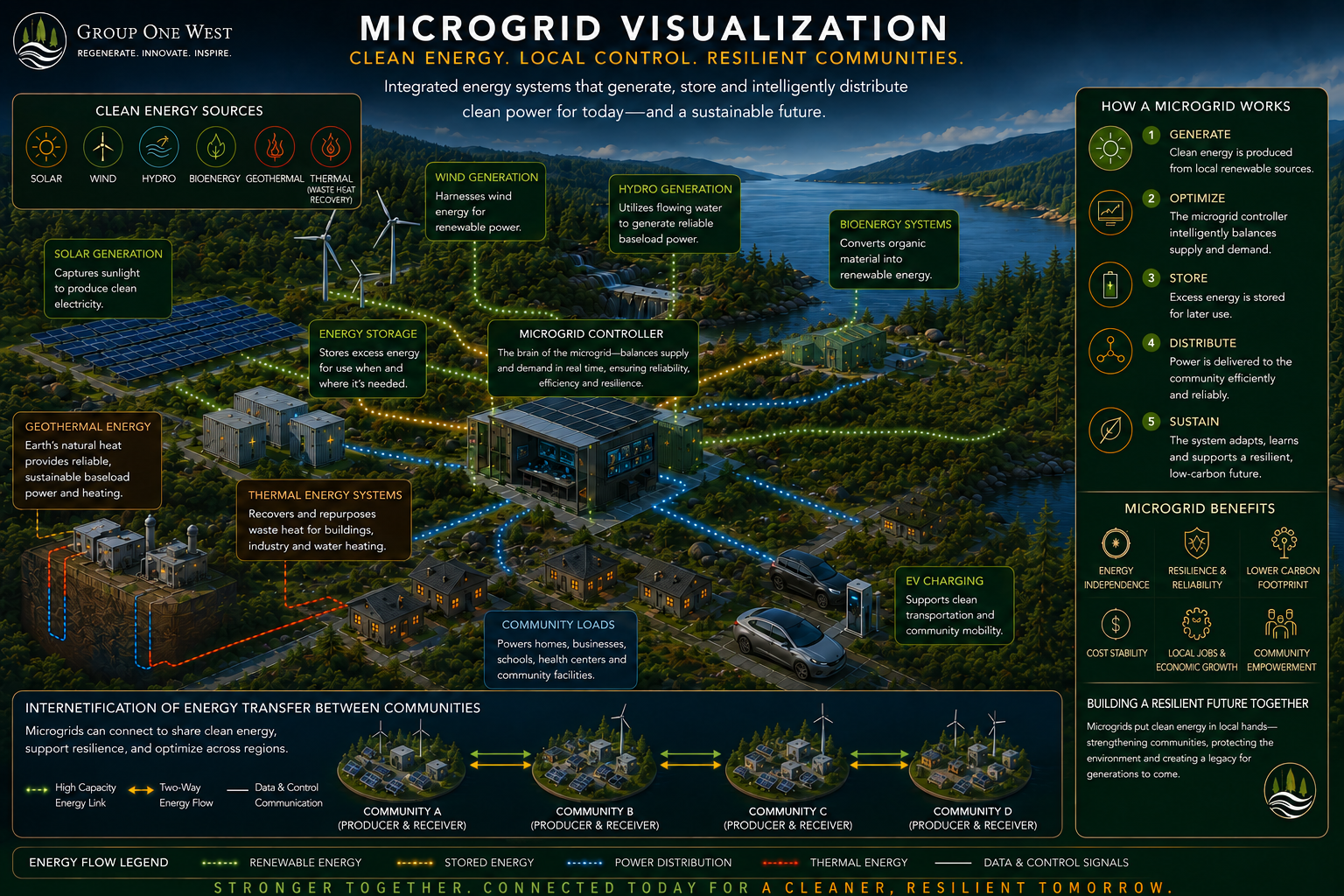 Microgrid visualization